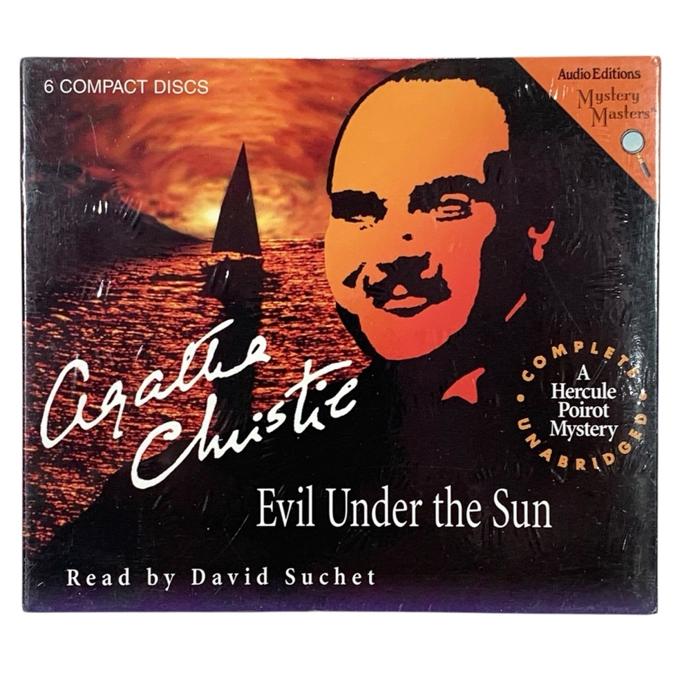 Agatha Christie Evil Under the Sun Read by David Suchet NEW Audio 6 CD Set